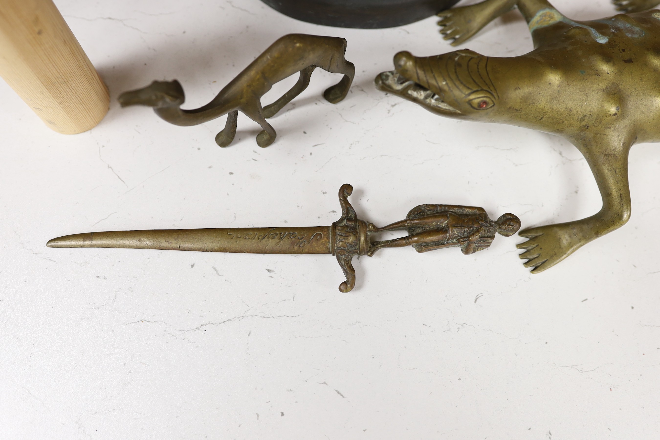 Four metal animals models